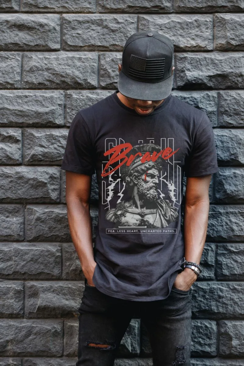 Unisex Oversize 24/1 Penye DTF Baskılı Tişört - DTF92