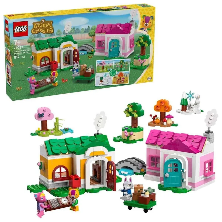 77057 Lego Animal Crossing tıcı Evler: Eğlenceli Mevsimler 814 parça +7 yaş