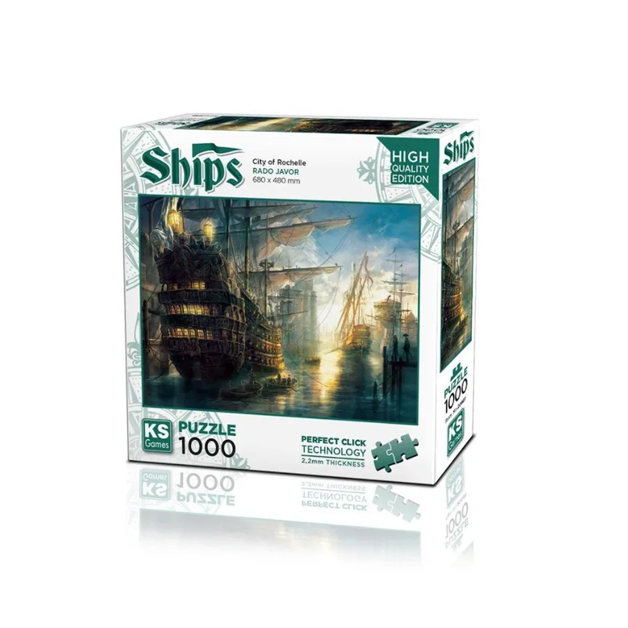 20681 Rhelle Şehri 1000 Parça Puzzle -KSPuzzle