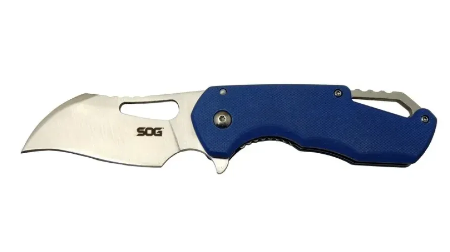 Sog İsonzo 1396BL Mi Kamp Çakı 18cm - Yarı Otomatik, Kemerlikli, Kutulu