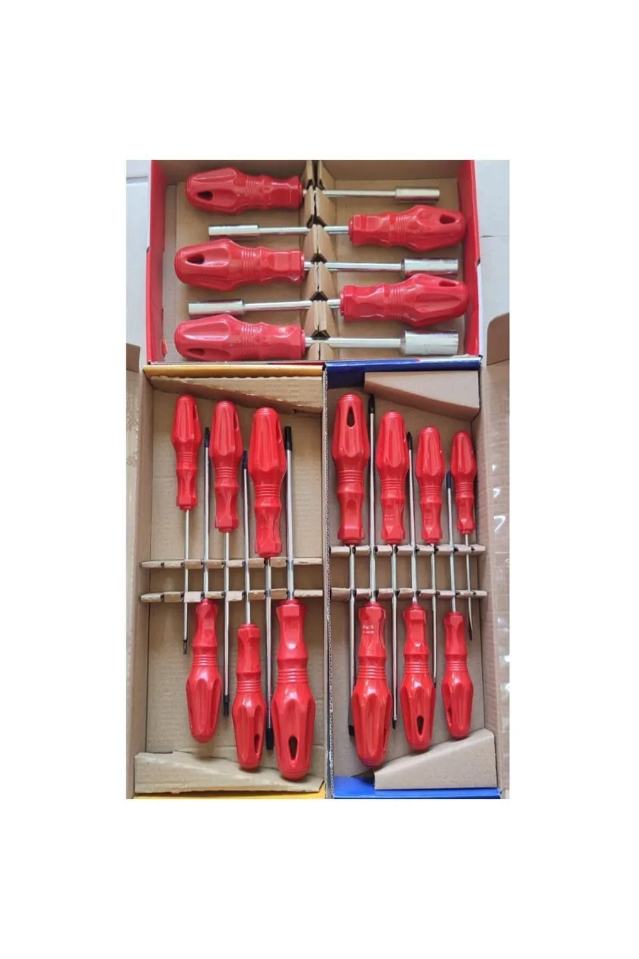 Lokma Tornida Torx Tornida Düz Yıldız Tornida Seti Takımı