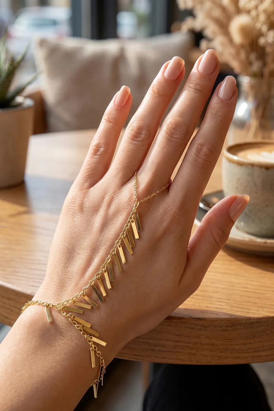 Gold Renk Pirinç Sarkıt Plaka Model Şahmeran