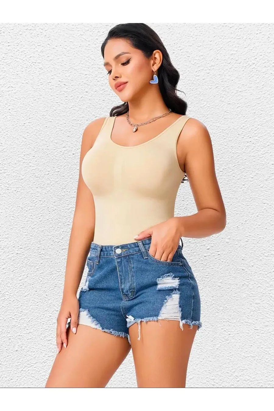Kadın Korse Atlet 6055 Ten