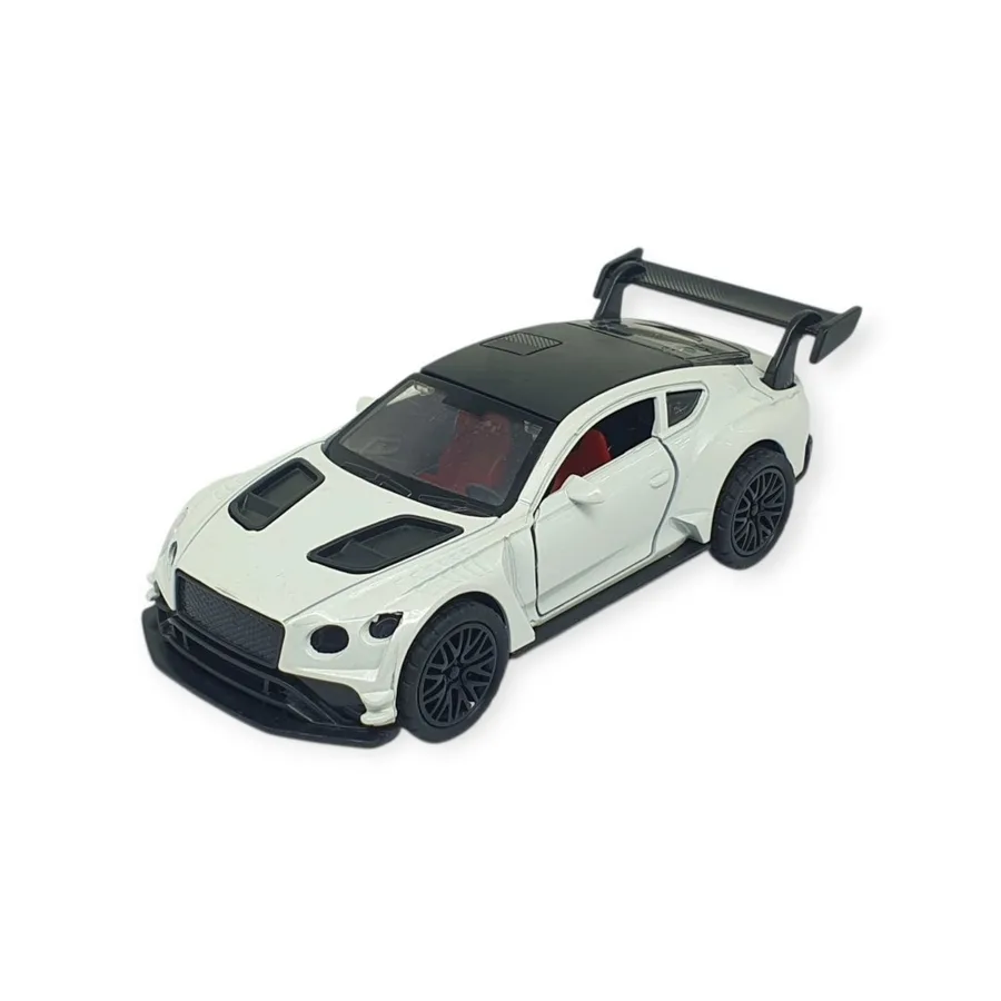 Çek Bırak Metal Arabalar  cm - 3671C - Beyaz - 1 ADET