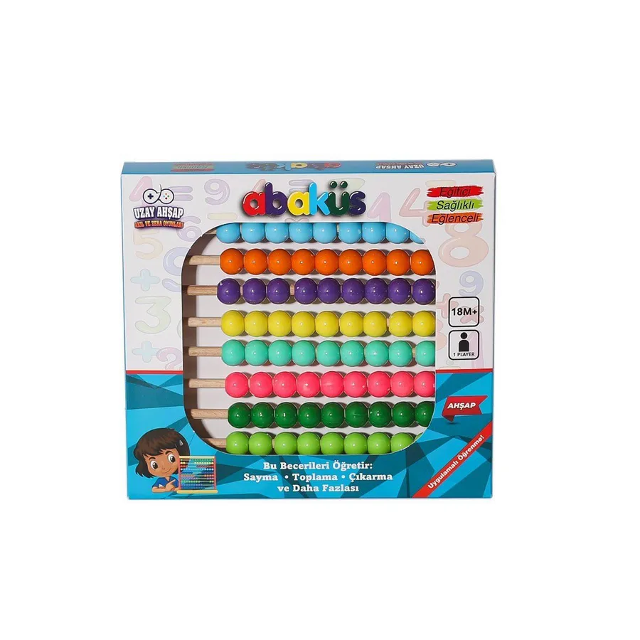 8455 Ahşap Ayaksız Abaküs