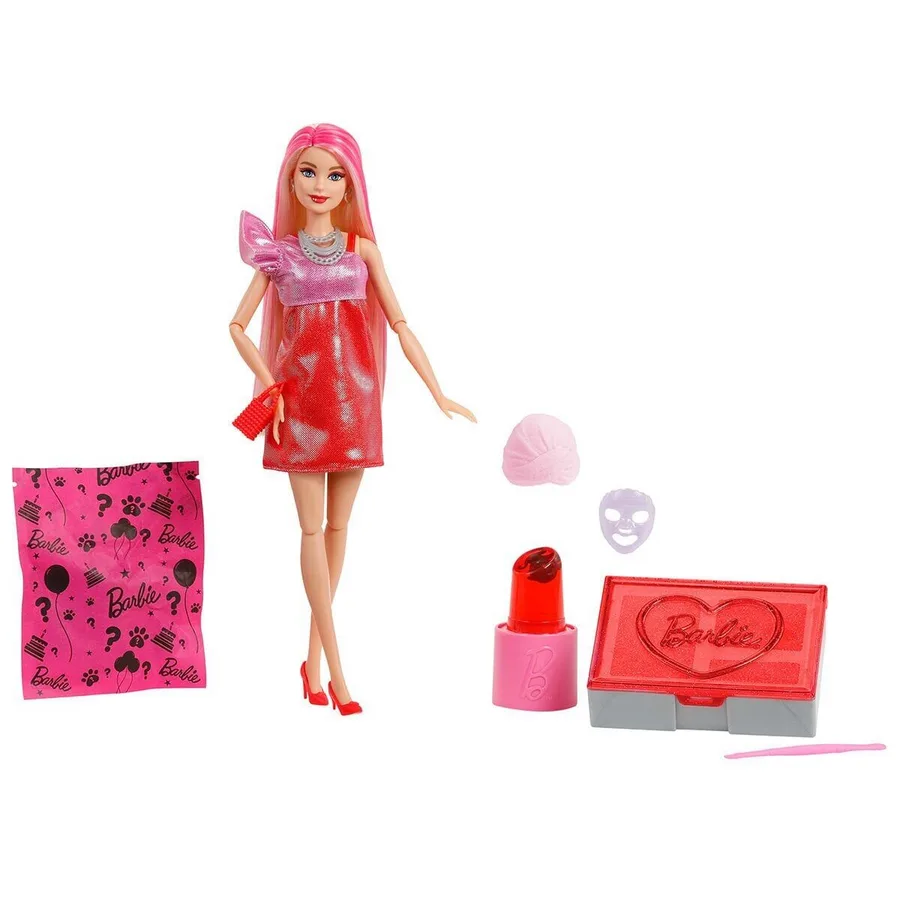 JFY68  Party Unboxed Glam Party Serisi - Kırmızı Elbiseli