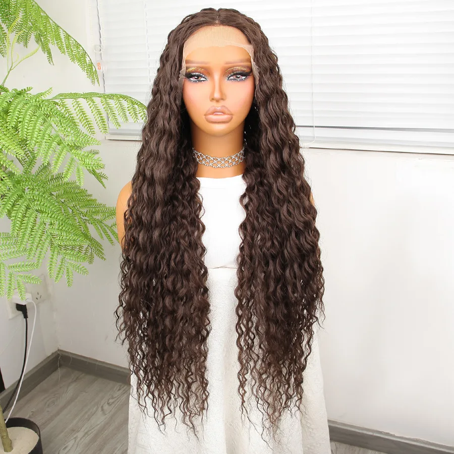 Afro Daa Kumral Fiber Sen Tül Peruk