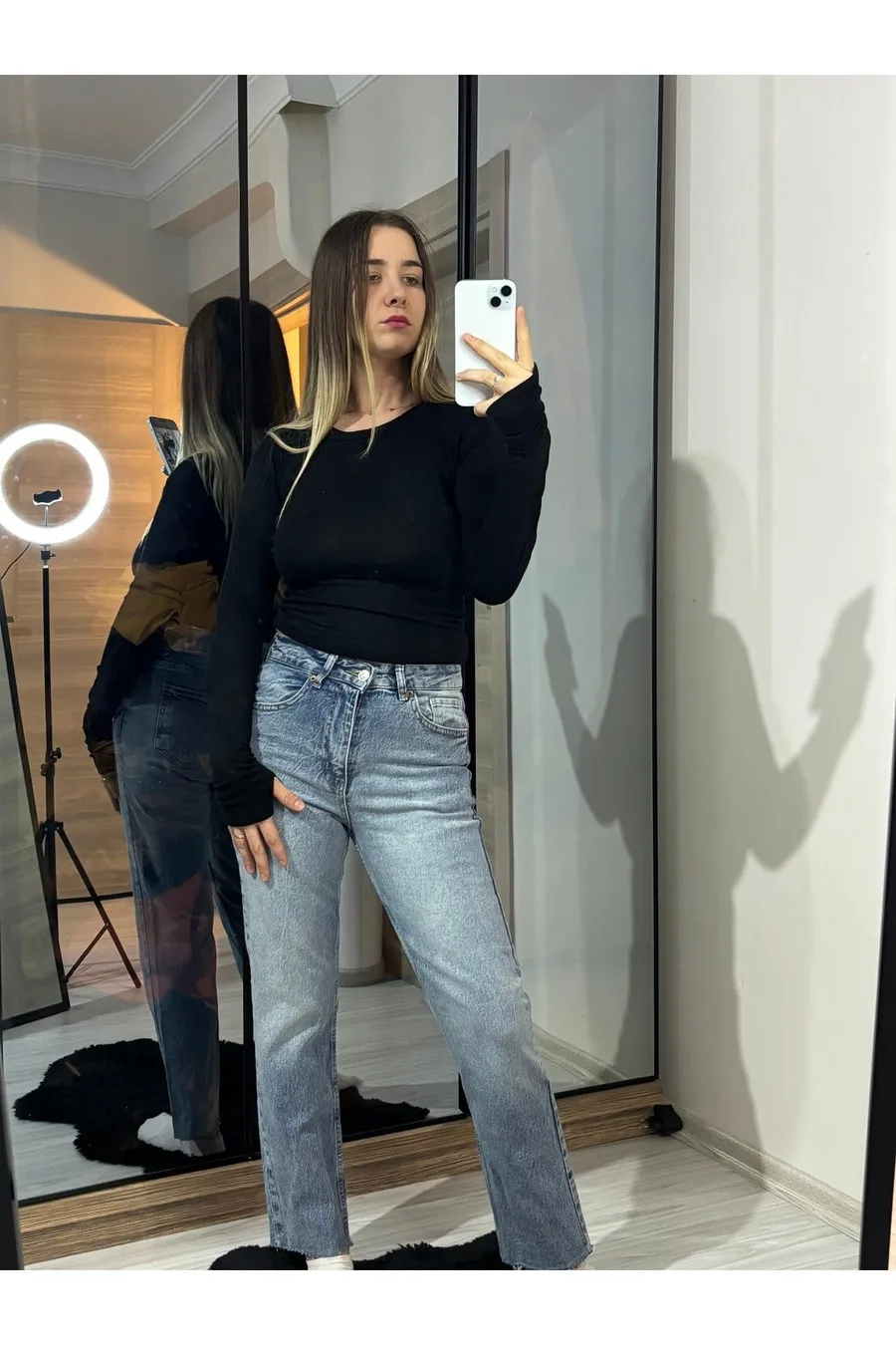 ZR Model Parmak Geçmeli Body - Siyah