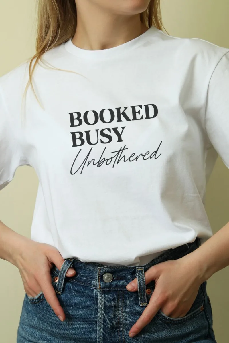 Unisex Oversize 24/1 Penye DTF Baskılı Tişört - DTF208