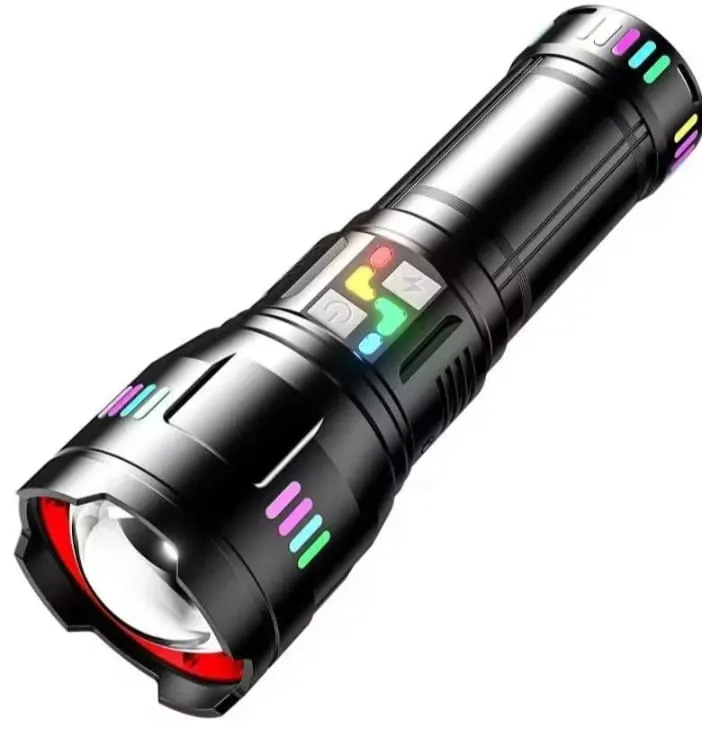 F.B.I Pro F-3002 Alüminyum TG LED Gece Şeritli Type-C Şarjlı El Feneri