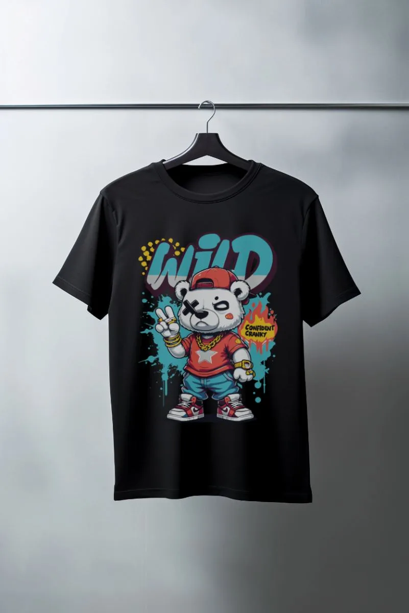 Unisex Oversize 24/1 Penye DTF Baskılı Tişört - DTF176
