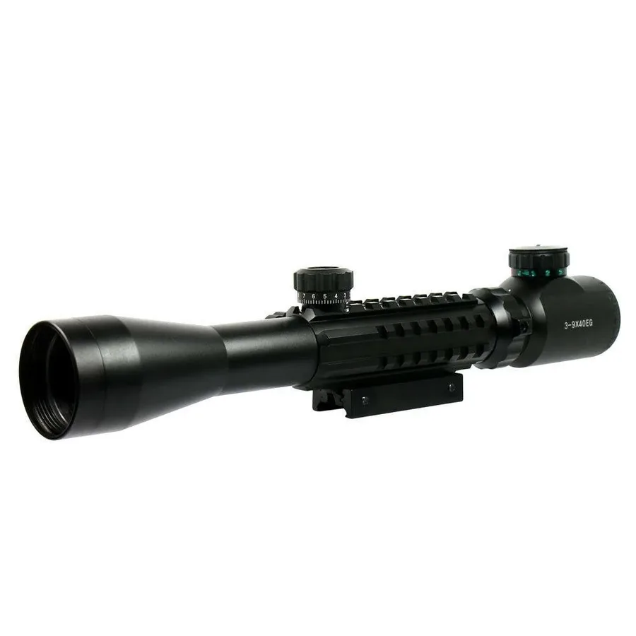 3-9x40 Zoomlu Keskin Nişancı  Dürbünü Kızaklı