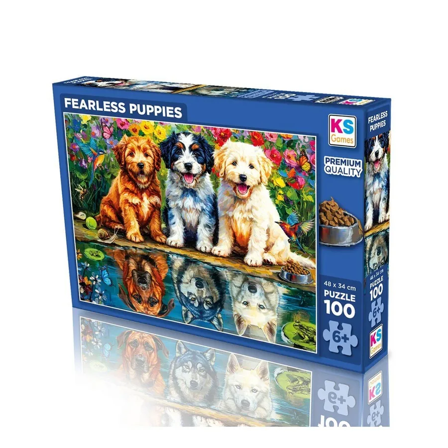 31503 Fearless Puppıes 100 Parça Puzzle