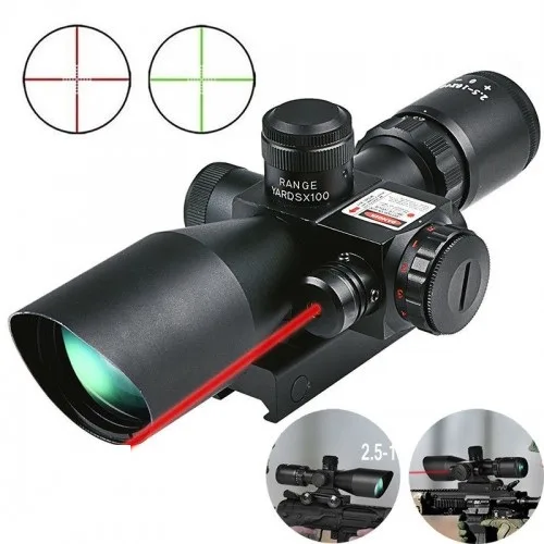 Süper Zoomlu Lazerli Profesyonel  Dürbünü 2.5-10X40/E