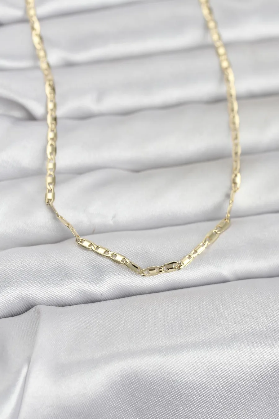 CM 14K Gold Renk Gemici Zincir Model 60 cm Kadın Kolye