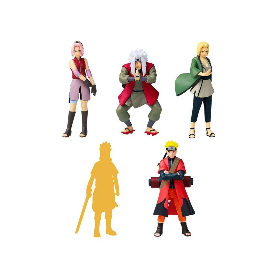 Pmı/Nsh2040s Naruto 5li Koleksiyon Figür Seti Asorti