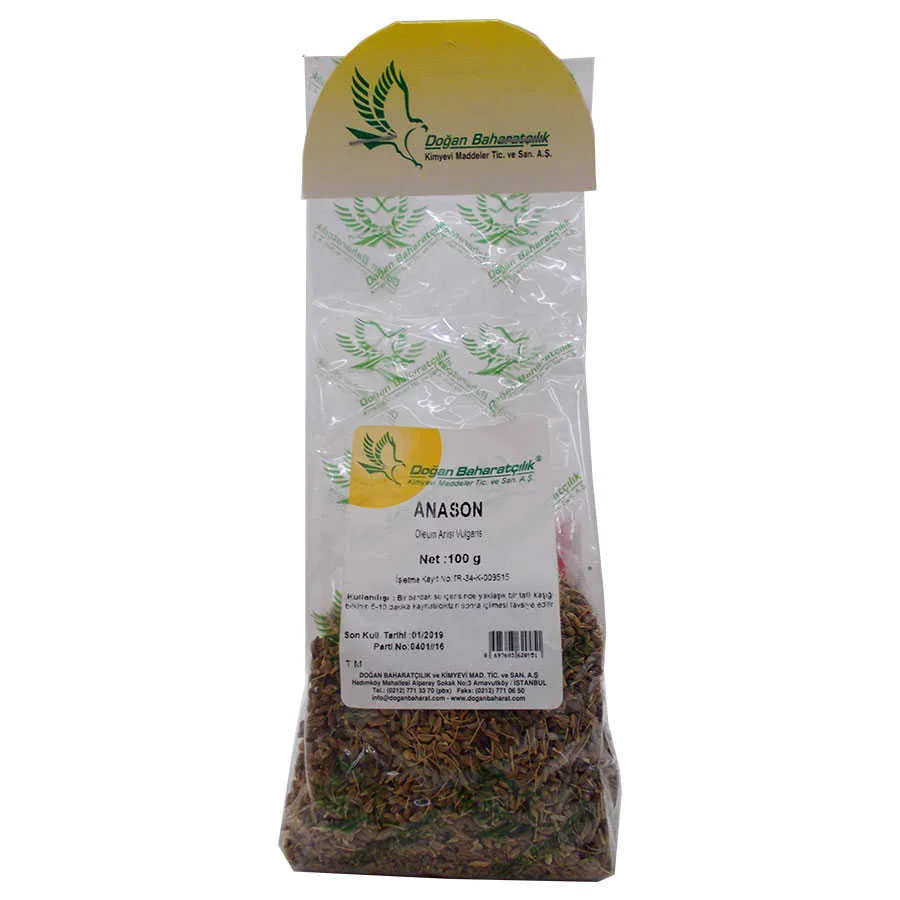 Anason u Doğal Tane 100 Gr Paket