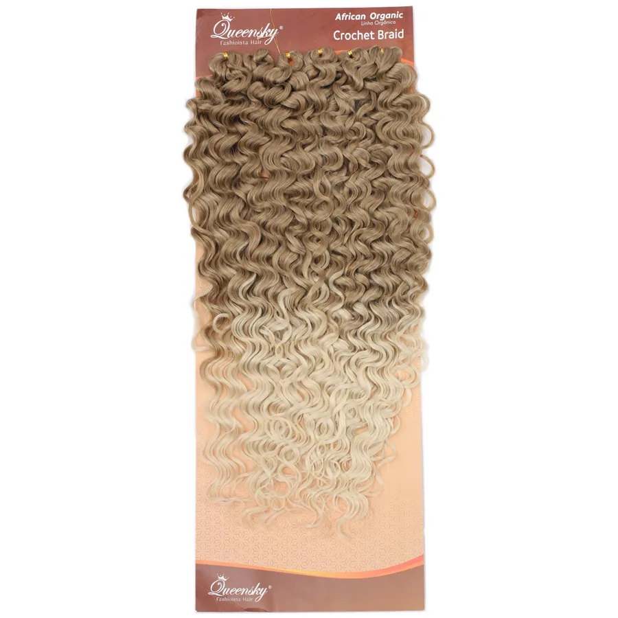 QueenSky Afro Daası  / 75cm / 240gr / Kumral Platin Ombre