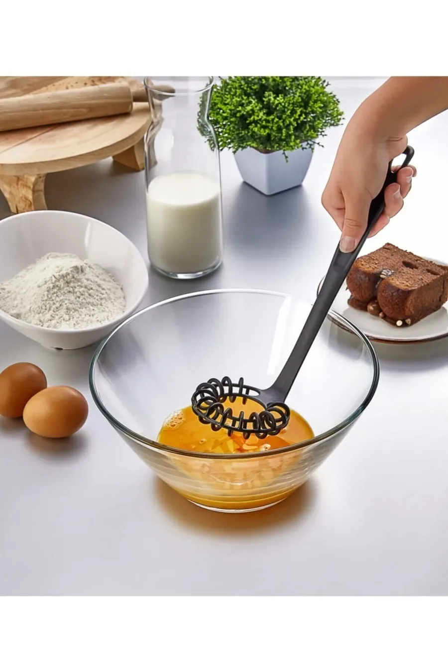 Pratik  Çırpıcı  Un- Yumurta - a Karıştırıcı