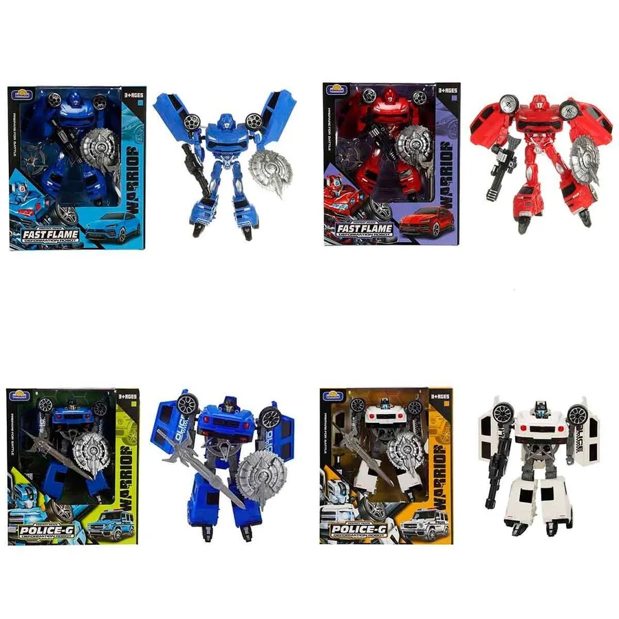 5039 Sun-Yfn-Robot Transformer Polıce-G/Fast Flame 2r 2a