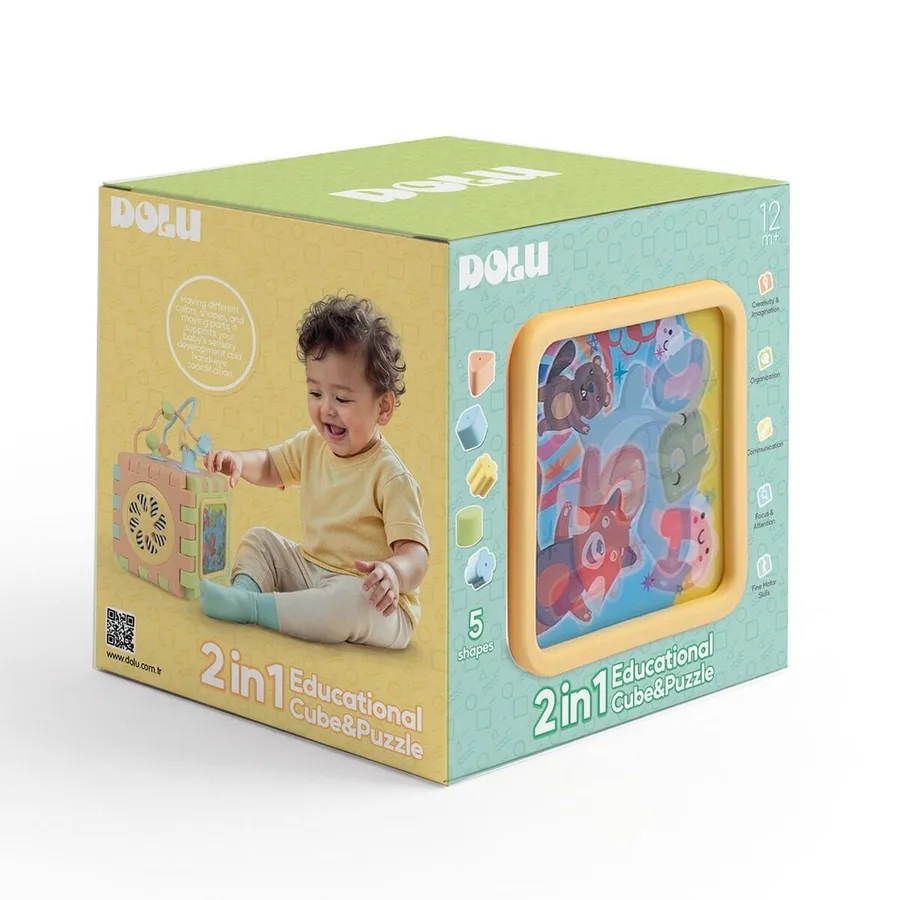 5292 Oyuncak Educatıonal Cube Puzzle