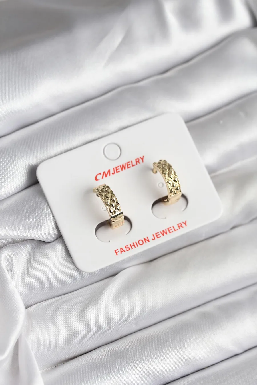 14K Gold Renk Kaplama CM Kadın Küpe