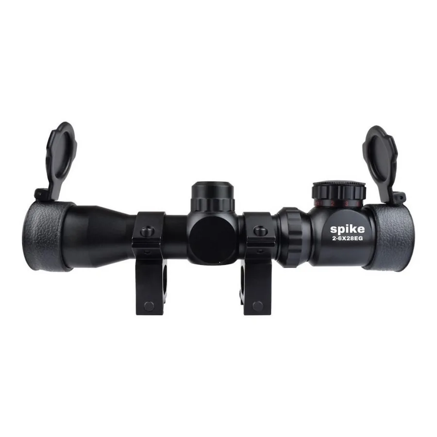 2-6x28 Zoomlu  Tüfeği Dürbünü Hedef Çizgili Çift Işıklı