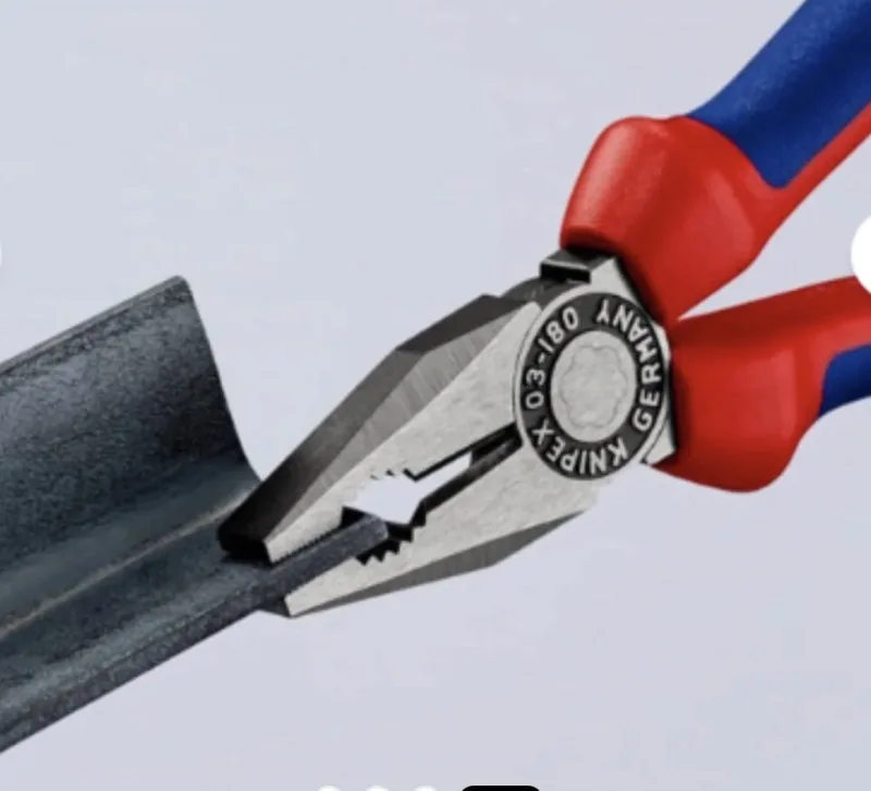 Knipex 03 02 180 Kombine Pense Polisajlı 180mm