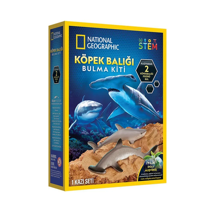 NAT07002  Köpek Balığı Bulma Kiti - TRHAMSHDIG +6 yaş