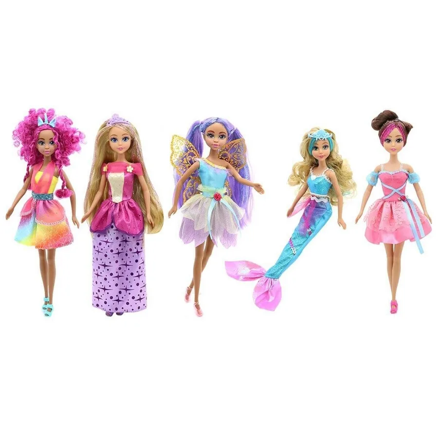 81031 Sun-Fnv-Mnk-Bbk Set Dreameez Fantasy Bebekler 5li