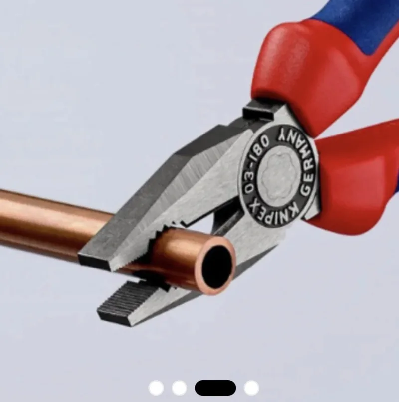 Knipex 03 02 180 Kombine Pense Polisajlı 180mm