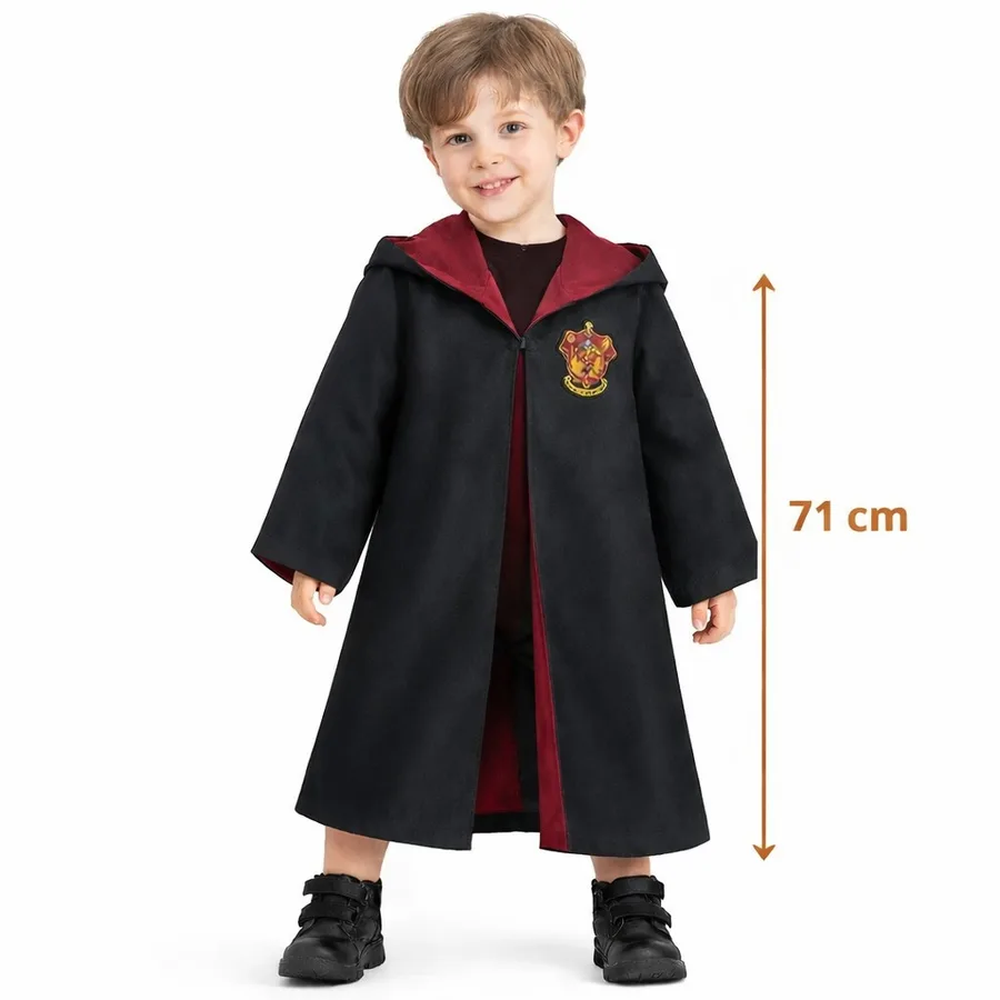 Harry Potter Tarzı Çuk Cübbesi 2-4 Yaş