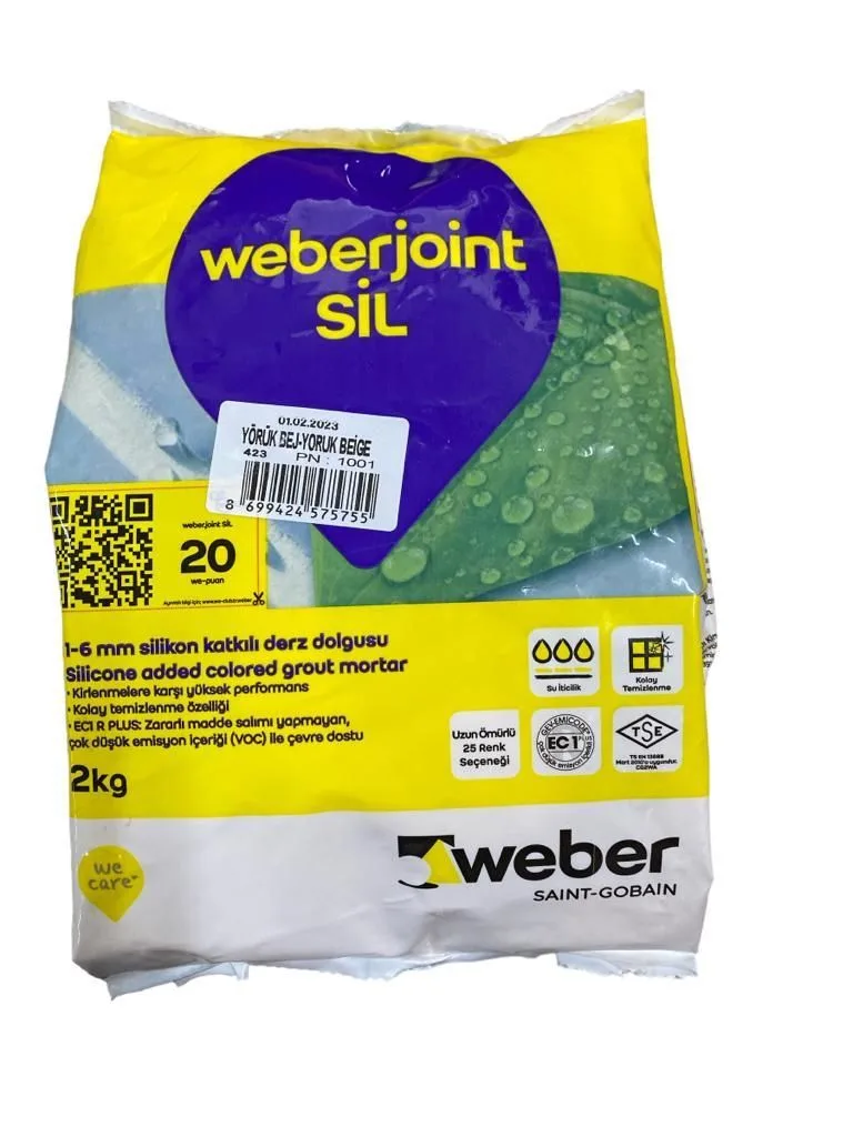 Weber Joint Sil 423 Yörük Bej Derz Dou 2 Kg