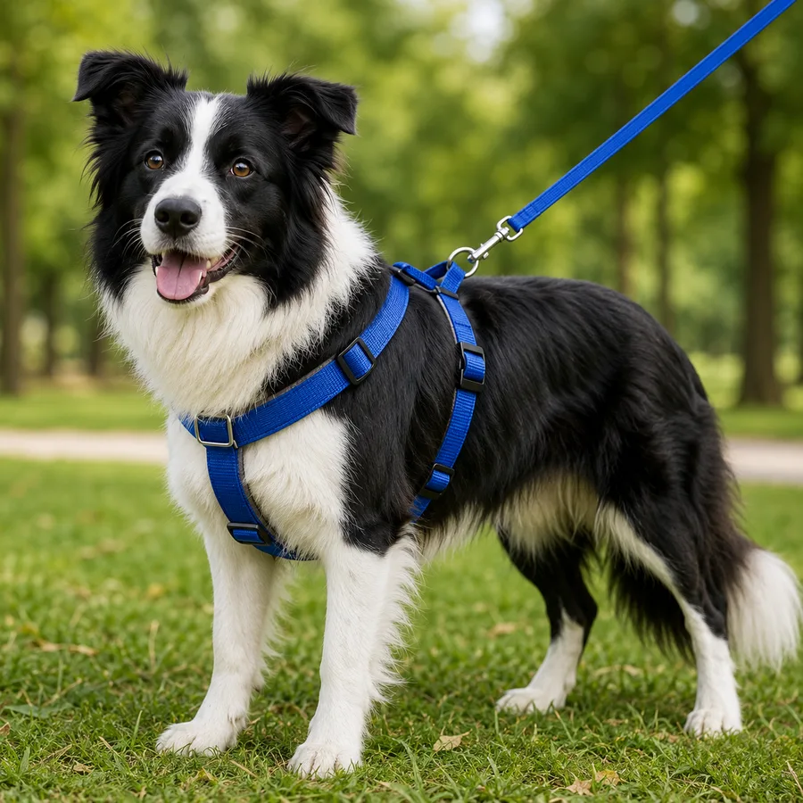 Gezdirme Kayışlı Dokuma Köpek Göğüs Tasma Seti 40*60-110 cm Mi