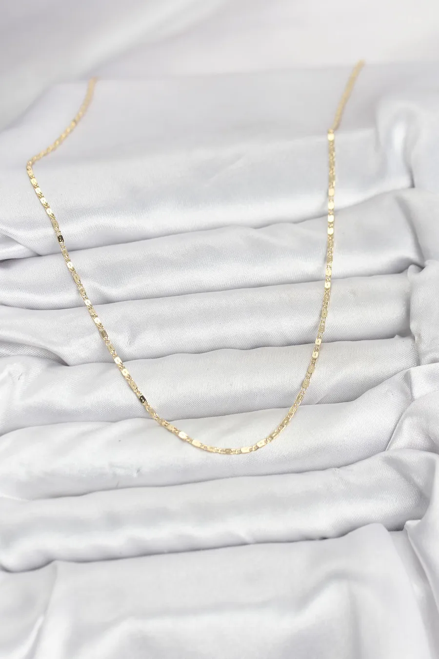 CM 14K Gold Renk Ezme Zincir Model 60 cm Kadın Kolye