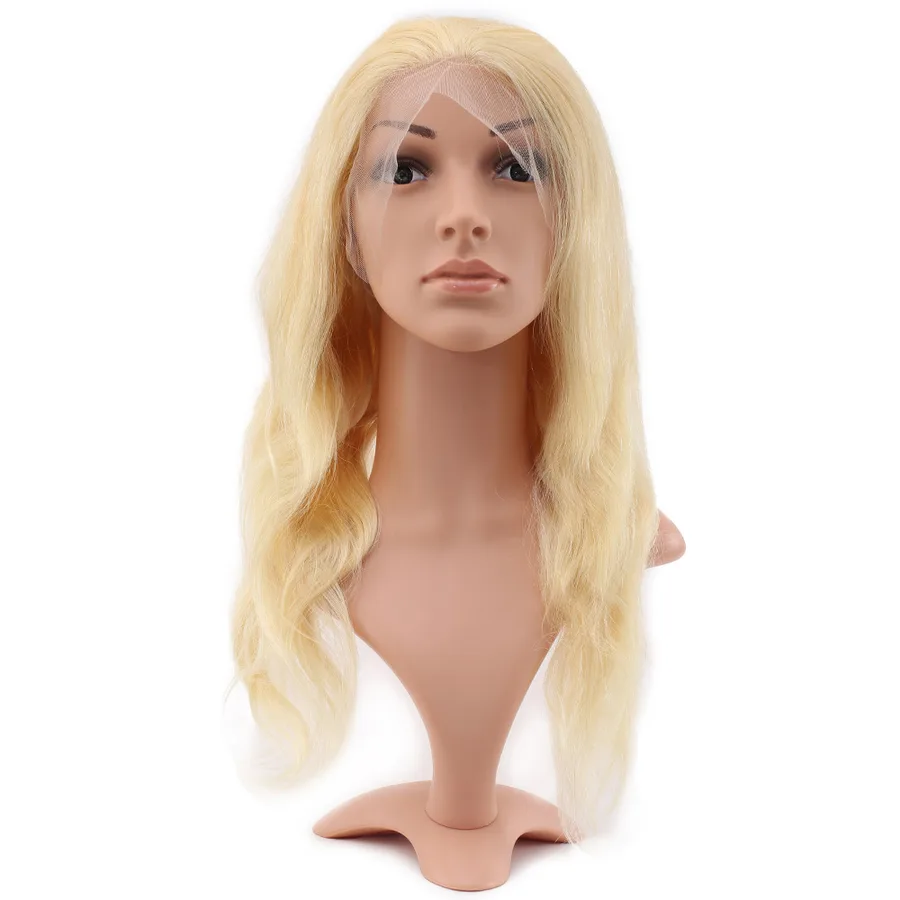 Gerçek Front Lace Daalı Platin Tül Peruk / 55/60cm