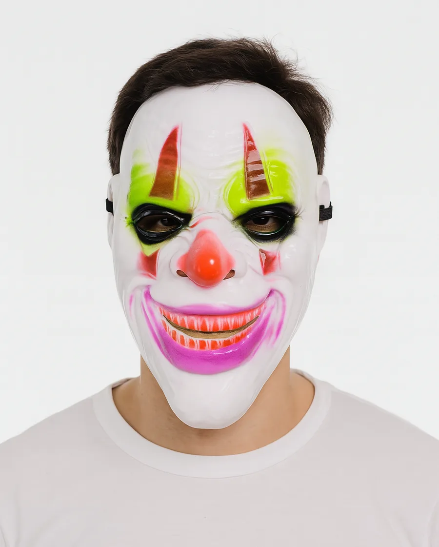 Delirten üş Psikopat Palyaço Temalı Joker Maskesi