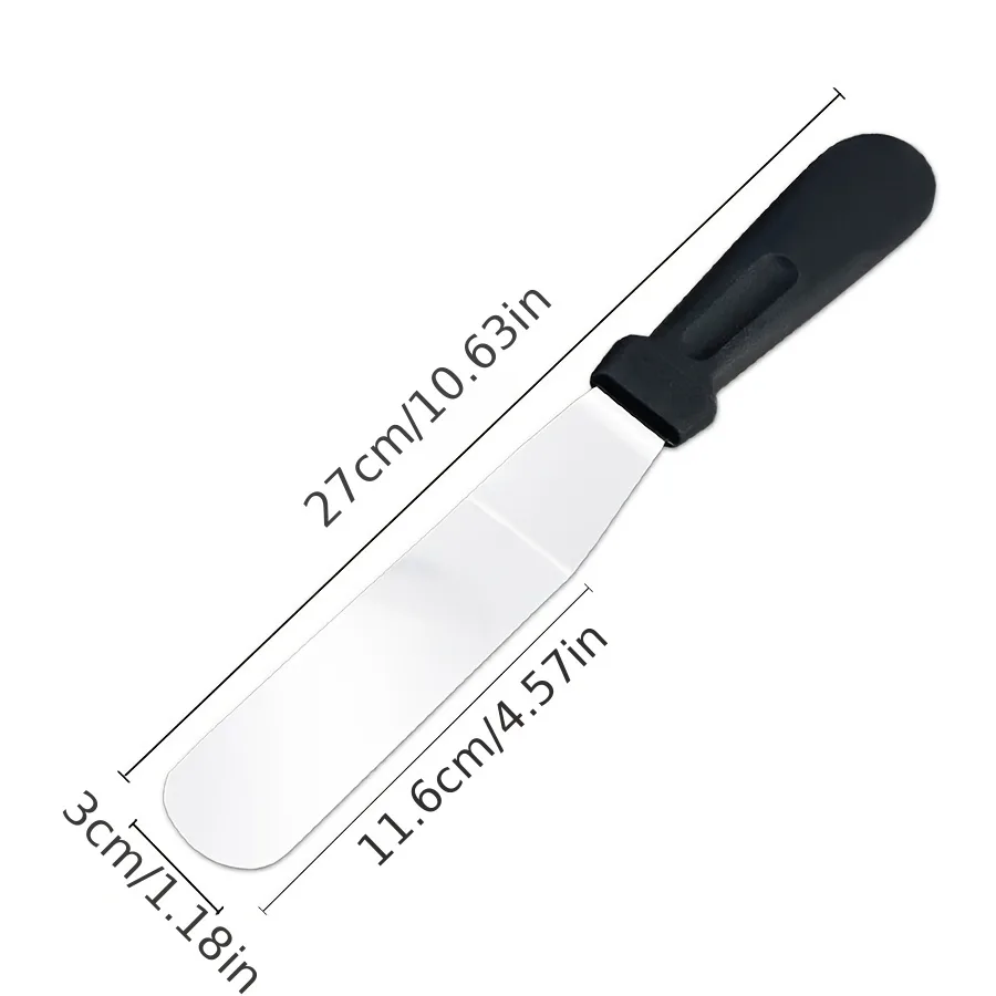 Paslanmaz Çelik L Tipi Pastacı Spatulası – a Düzeltme ve Pasta Şekillendirme Bıçağı
