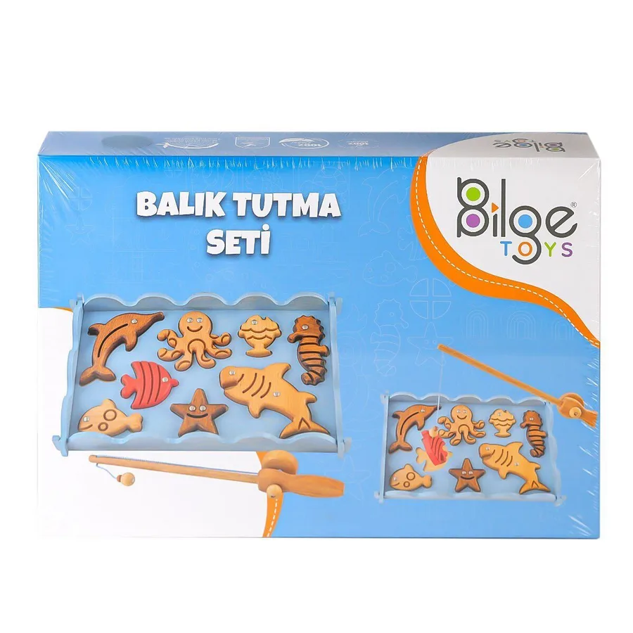B-104 Ahşap Balık Tutma Oyunu