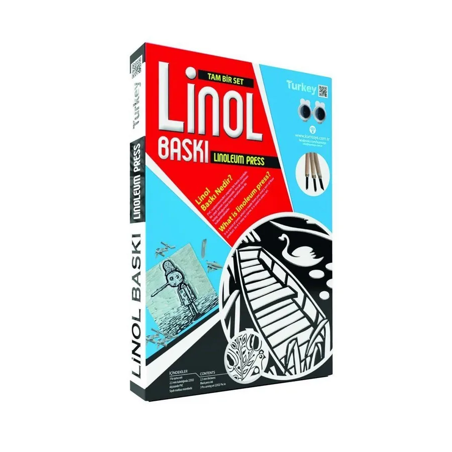 5004 Linol Baskı Seti -Kumt