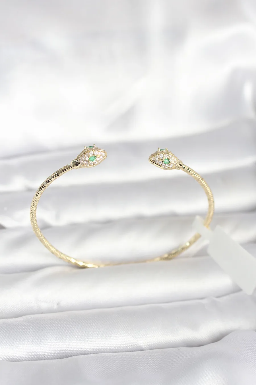 Brass Gold Color Snake Model Bracelet