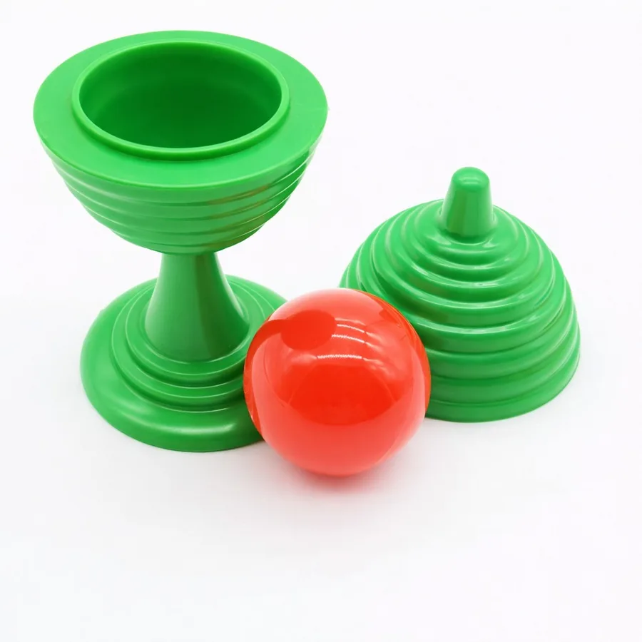 Yeşil Renk Sihirli Kupa Top Kaybetme Oyunu 7 cm