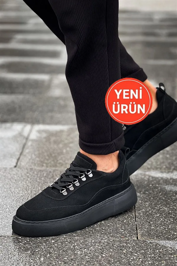 Erkek Yürüyüş Bağcıklı Ayakkabı Ayakkabı Esnek Spor Sade Fitness
