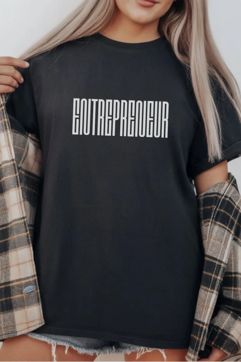 Unisex Oversize 24/1 Penye DTF Baskılı Tişört - DTF297