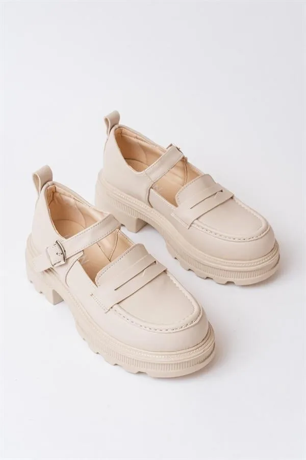 Kadın Casual Loafer Tabanlı Tempo Ayakkabı Ayakkabı Süet Yüksek