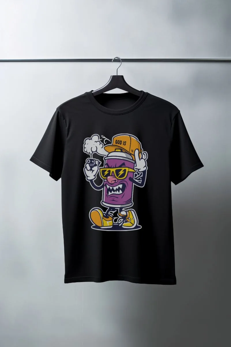 Unisex Oversize 24/1 Penye DTF Baskılı Tişört - DTF183