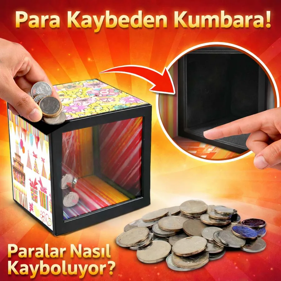 Para Kaybeden Sihirli Kumbara – Şaşırtan Tasarım Kutu