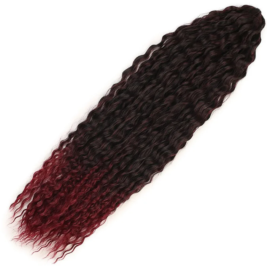 Brazilian Afro Daası  / Siyah / Kızıl Ombreli