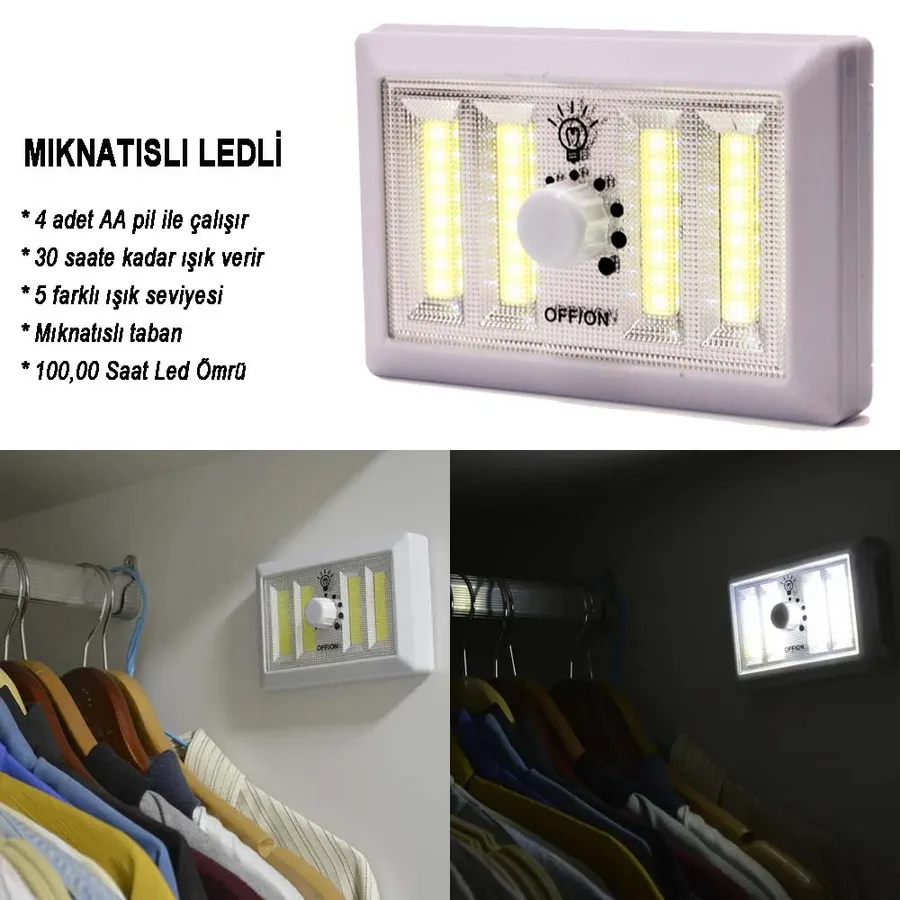 Dli Işık Seviyesi Ayarlanabilir Ledli Lamba Wt-383