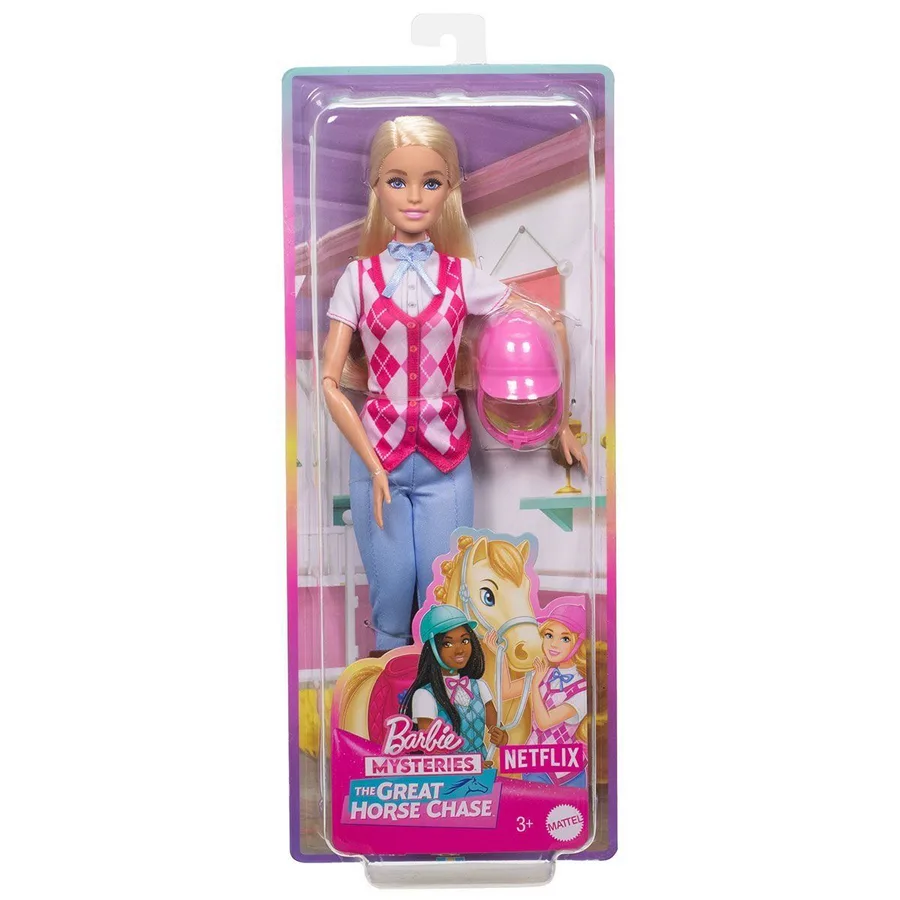 HXJ38  Binici Bebek - Malibu - Mysteries: The Great Horse Chase
